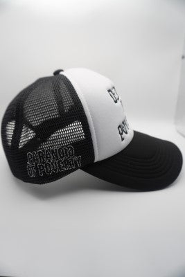 Black Logo Death To Poverty Hat