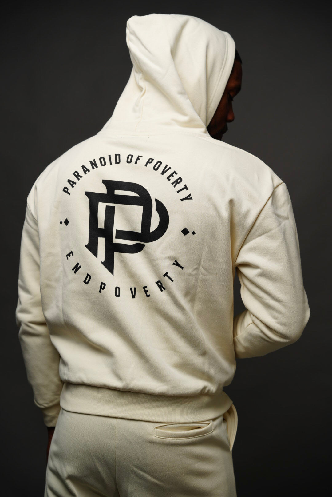 Cream End Poverty Sweat Suit
