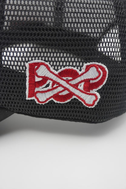 Red Logo Death To Poverty Hat