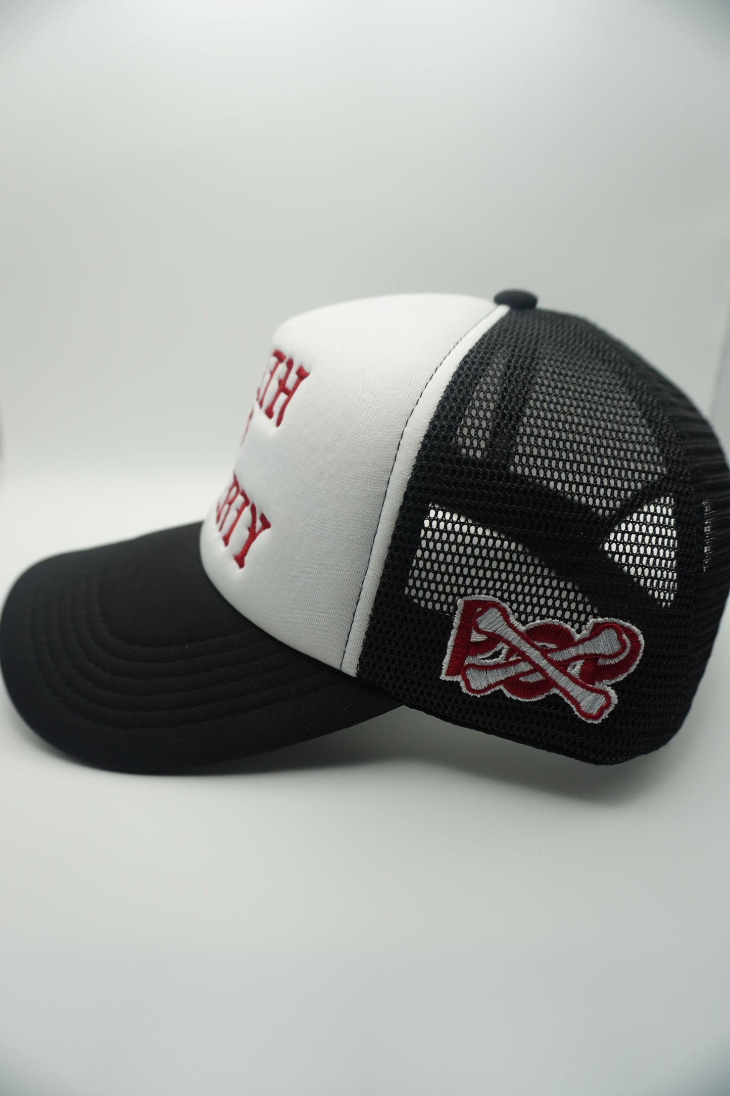 Red Logo Death To Poverty Hat