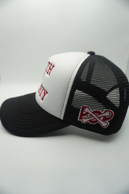 Red Logo Death To Poverty Hat